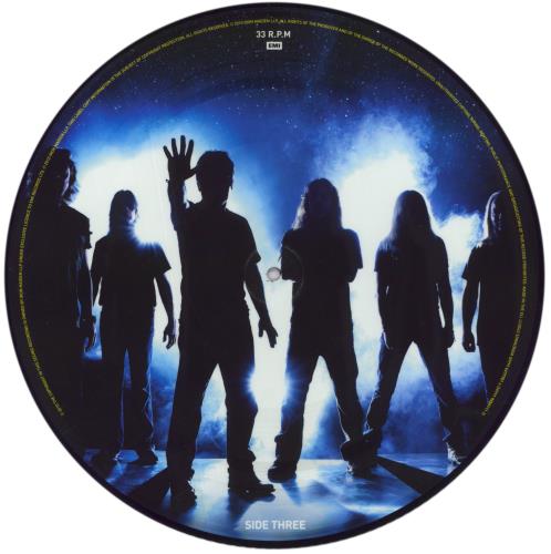 Iron Maiden The Final Frontier + Hype Sticker picture disc LP (vinyl picture disc album) UK IROPDTH713727