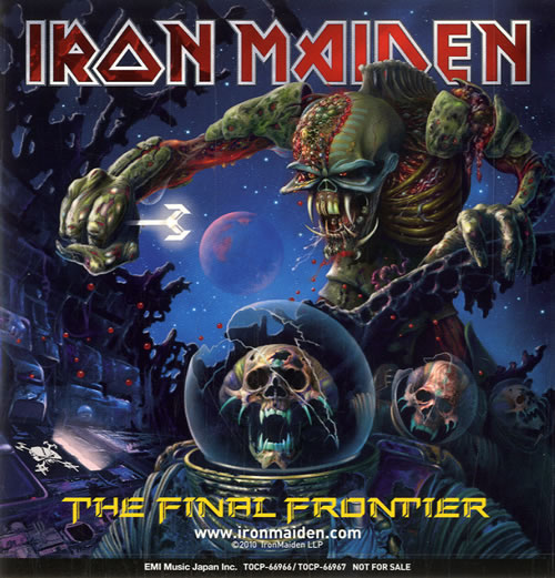 Iron Maiden The Final Frontier CD album (CDLP) Japanese IROCDTH551315