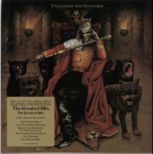 Iron Maiden The Greatest Hits display UK IRODITH227244