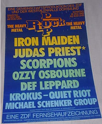 Iron Maiden The Heavy Metal poster German IROPOTH220424