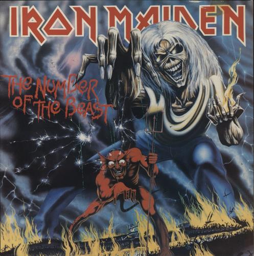 Iron Maiden The Number Of The Beast - 1st - VG vinyl LP album (LP record) UK IROLPTH879918