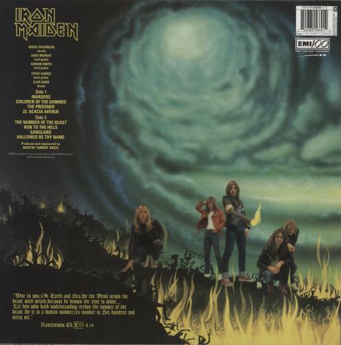 Iron Maiden The Number Of The Beast - EMI100 Series - 180gm - Stickered vinyl LP album (LP record) UK IROLPTH463742