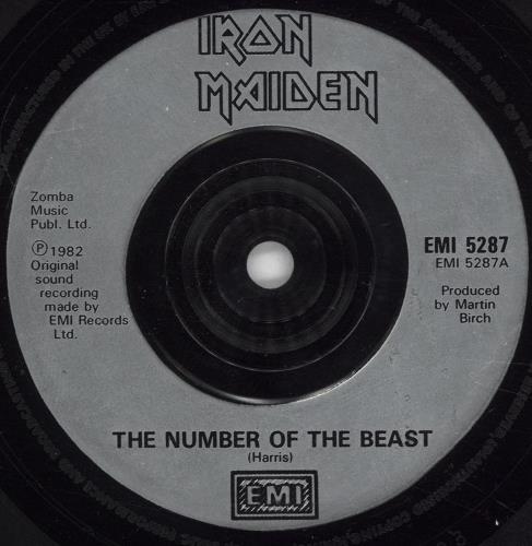 Iron Maiden The Number Of The Beast - Injection 7" vinyl single (7 inch record / 45) UK IRO07TH595785