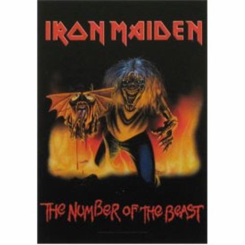 Iron Maiden The Number Of The Beast poster UK IROPOTH430505