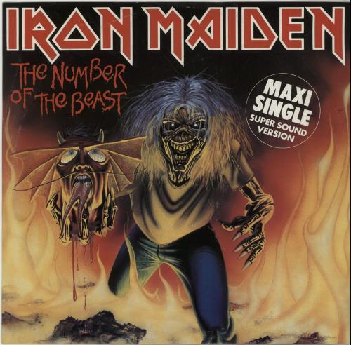 Iron Maiden The Number Of The Beast 12" vinyl single (12 inch record / Maxi-single) German IRO12TH00728