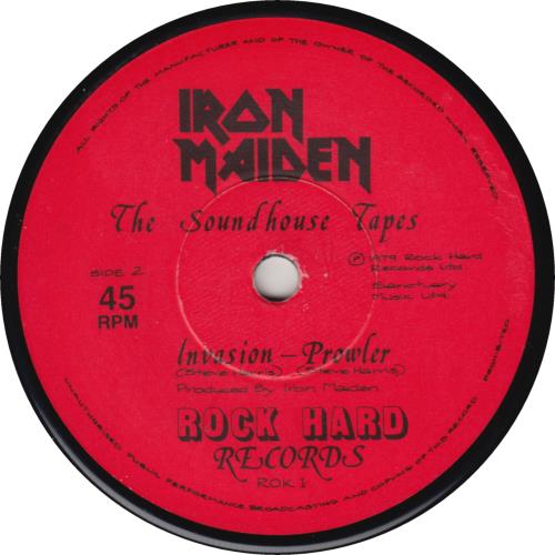 Iron Maiden The Soundhouse Tapes 7" vinyl single (7 inch record / 45) UK IRO07TH465817