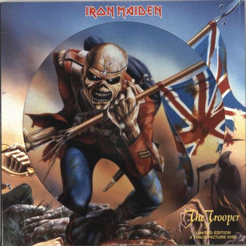 Iron Maiden The Trooper 12" vinyl picture disc (12 inch picture record) UK IRO2PTH332595