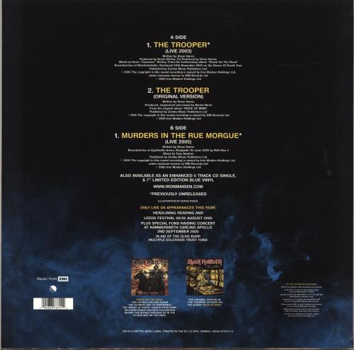 Iron Maiden The Trooper 12" vinyl picture disc (12 inch picture record) UK IRO2PTH332595