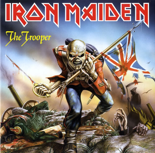 Iron Maiden The Trooper 7" vinyl single (7 inch record / 45) UK IRO07TH615265