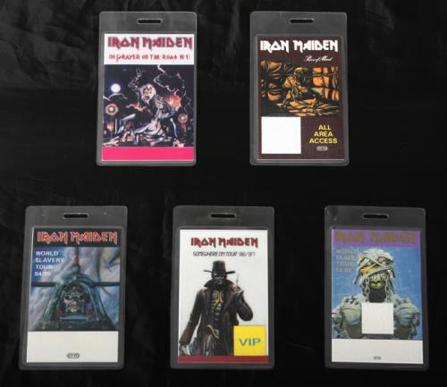 Iron Maiden Tour Laminate Pack tour pass US IROTPTO461835