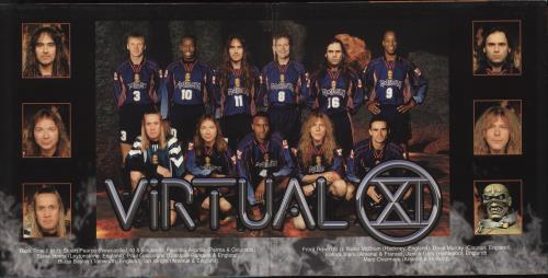 Iron Maiden Virtual XI - EX 2-LP vinyl record set (Double LP Album) UK IRO2LVI695550