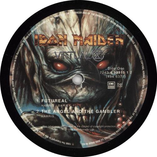 Iron Maiden Virtual XI - EX 2-LP vinyl record set (Double LP Album) UK IRO2LVI695550