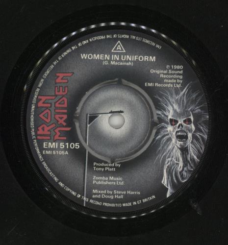 Iron Maiden Women In Uniform 7" vinyl single (7 inch record / 45) UK IRO07WO01449