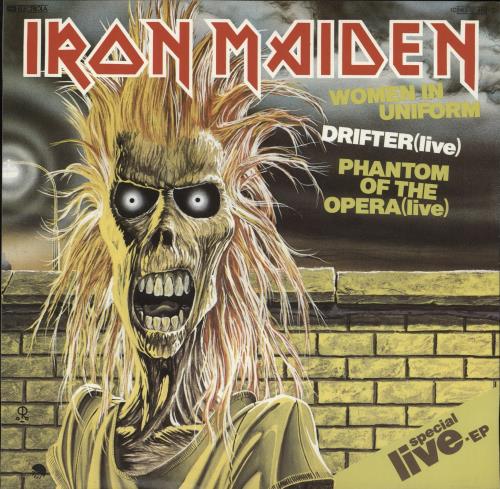 Iron Maiden Women In Uniform 12" vinyl single (12 inch record / Maxi-single) German IRO12WO404710