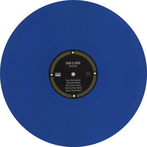 Iron & Wine Beast Epic Red & Blue Vinyl UK 2LP vinyl record set