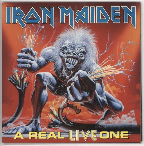 Iron Maiden A Real LIVE One vinyl LP album (LP record) UK IROLPAR221647