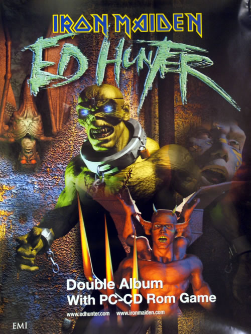 Iron Maiden Ed Hunter UK Promo poster (611339)