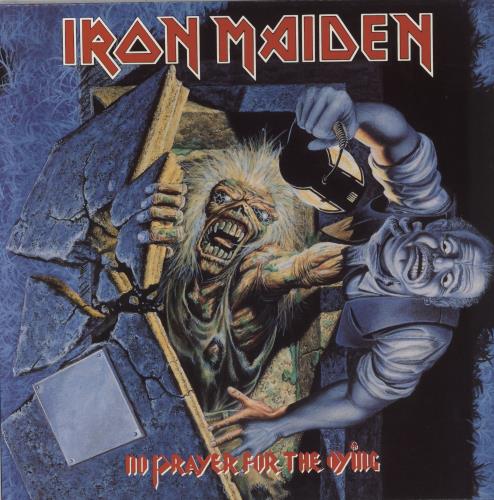 Iron Maiden No Prayer For The Dying - 1st vinyl LP album (LP record) UK IROLPNO595904