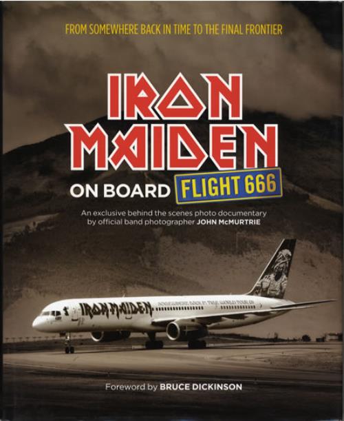 Iron Maiden On Board Flight 666 book UK IROBKON558278