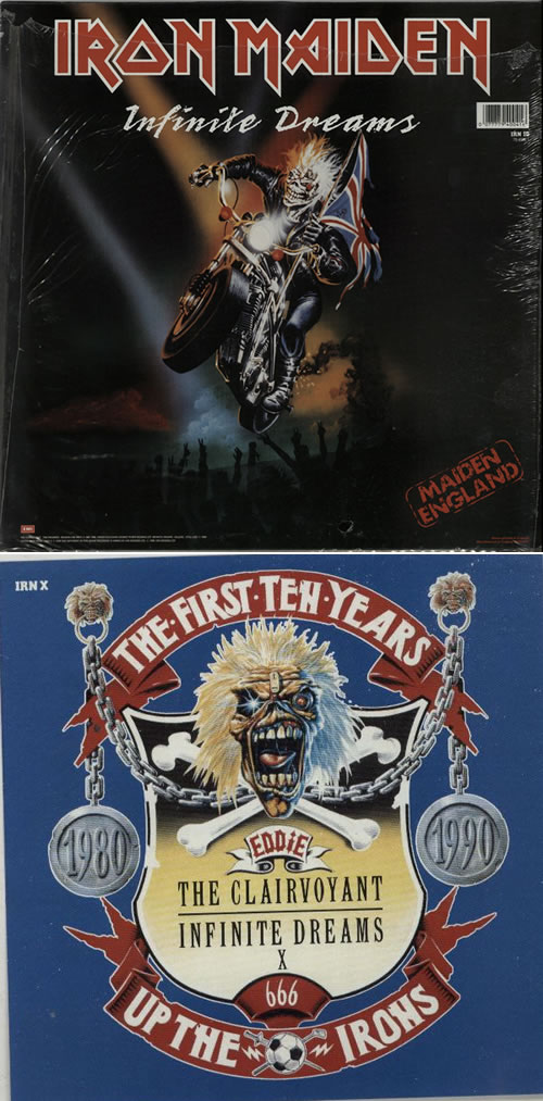 Iron Maiden The Clairvoyant / Infinite Dreams + Voucher UK 12" vinyl