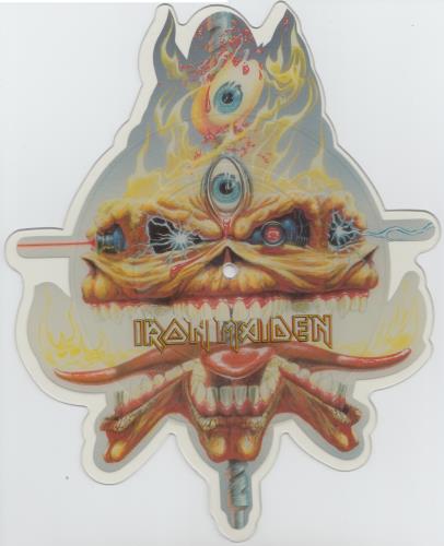 Iron Maiden The Clairvoyant shaped picture disc (picture disc vinyl record) UK IROSHTH22737