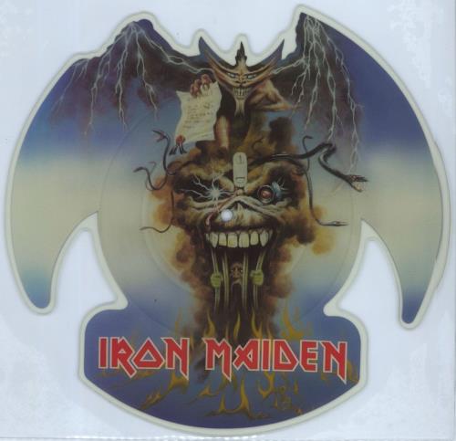 Iron Maiden The Evil That Men Do shaped picture disc (picture disc vinyl record) UK IROSHTH00702