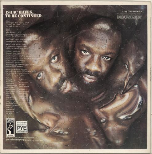 Isaac Hayes ... To Be Continued - EX vinyl LP album (LP record) UK IHYLPTO698411