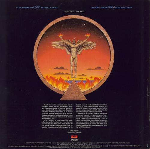 Isaac Hayes And Once Again vinyl LP album (LP record) US IHYLPAN309092