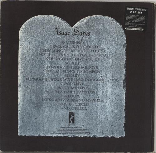 Isaac Hayes Black Moses - 1st - VG 2-LP vinyl record set (Double LP Album) UK IHY2LBL767311