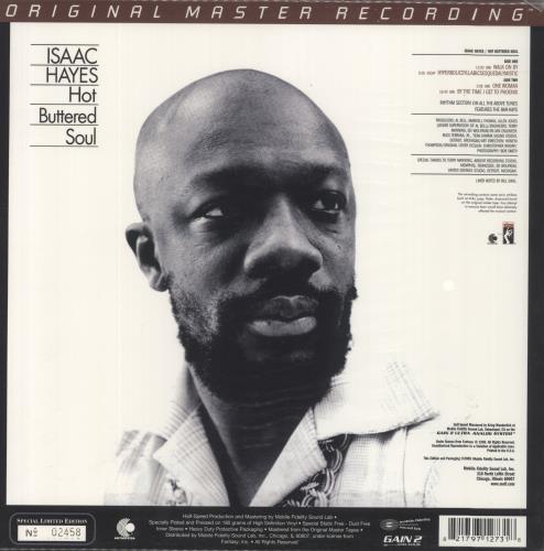 Isaac Hayes Hot Buttered Soul vinyl LP album (LP record) US IHYLPHO342535