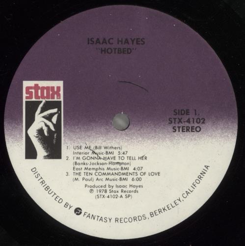 Isaac Hayes Hotbed vinyl LP album (LP record) US IHYLPHO886307
