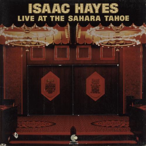 Isaac Hayes Live At The Sahara Tahoe 2-LP vinyl record set (Double LP Album) US IHY2LLI662763