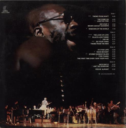 Isaac Hayes Live At The Sahara Tahoe 2-LP vinyl record set (Double LP Album) US IHY2LLI662763
