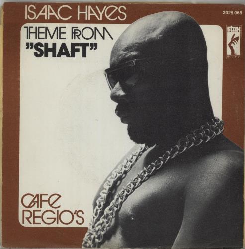 Isaac Hayes Theme From 'Shaft' 7" vinyl single (7 inch record / 45) Belgian IHY07TH656795