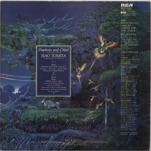 Isao Tomita Daphnis And Chlo� vinyl LP album (LP record) UK TMTLPDA693178