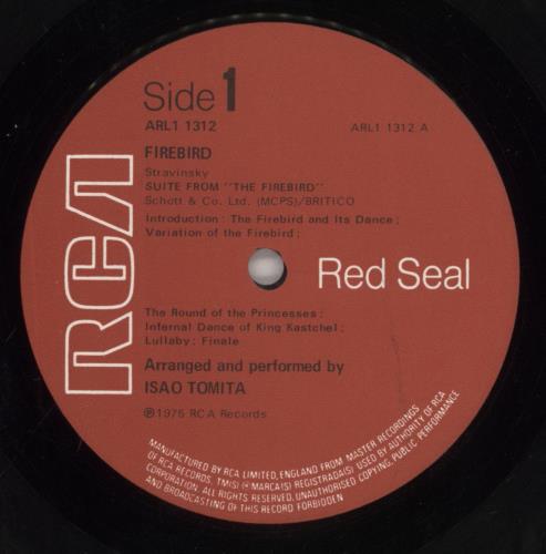 Isao Tomita Firebird - Laminated Sleeve vinyl LP album (LP record) UK TMTLPFI310340