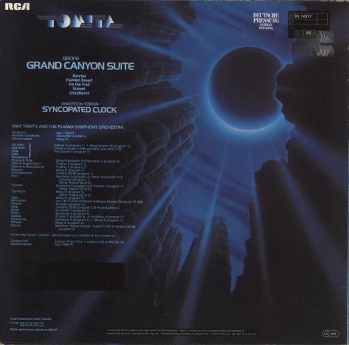 Isao Tomita Grand Canyon vinyl LP album (LP record) German TMTLPGR304699