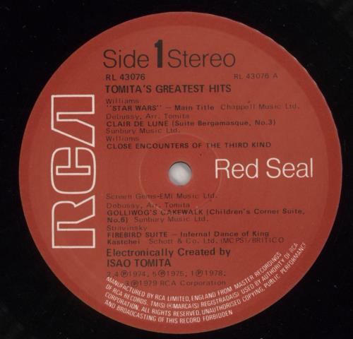 Isao Tomita Greatest Hits vinyl LP album (LP record) UK TMTLPGR317342