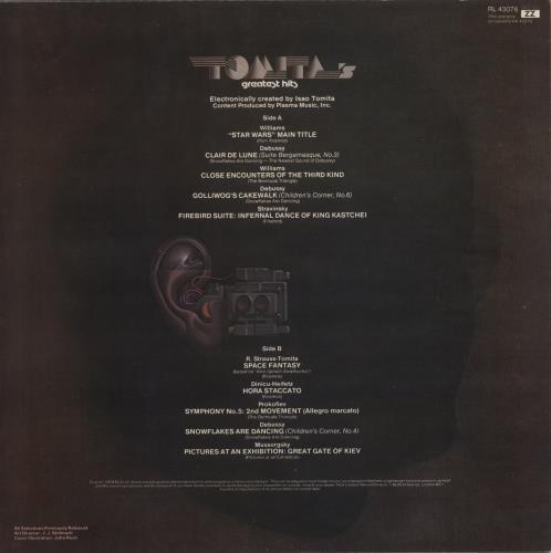 Isao Tomita Greatest Hits vinyl LP album (LP record) UK TMTLPGR317342