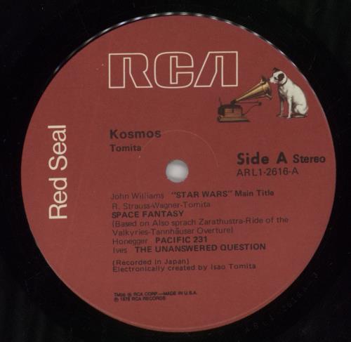 Isao Tomita Kosmos vinyl LP album (LP record) US TMTLPKO310342