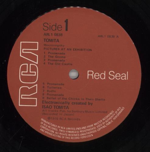 Isao Tomita Pictures At An Exhibition vinyl LP album (LP record) UK TMTLPPI77993