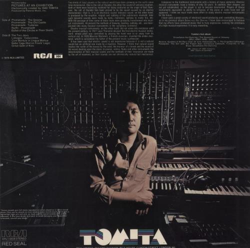 Isao Tomita Pictures At An Exhibition vinyl LP album (LP record) UK TMTLPPI77993
