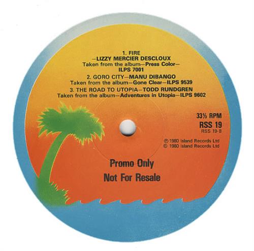 Island Records Island Label Sampler 19 vinyl LP album (LP record) UK ISDLPIS372001