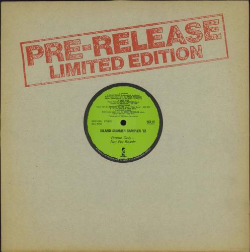 Island Records Island Summer Sampler '82 vinyl LP album (LP record) UK ISDLPIS789910