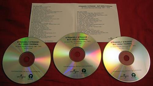 Island Records Strangely Strange - But Oddly Normal CD-R acetate UK ISDCRST395979
