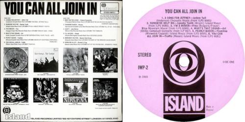 Island Records You Can All Join In - 2nd - block vinyl LP album (LP record) UK ISDLPYO479911