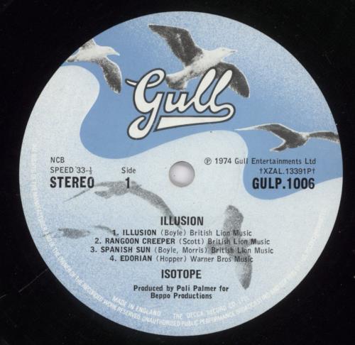 Isotope Illusion vinyl LP album (LP record) UK IS0LPIL338006