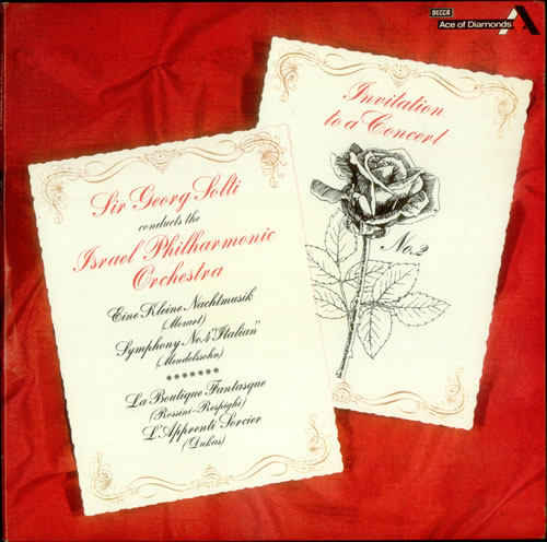 Israel Philharmonic Orchestra Invitation to a Concert, No. 2 2-LP vinyl record set (Double LP Album) UK IU22LIN539150