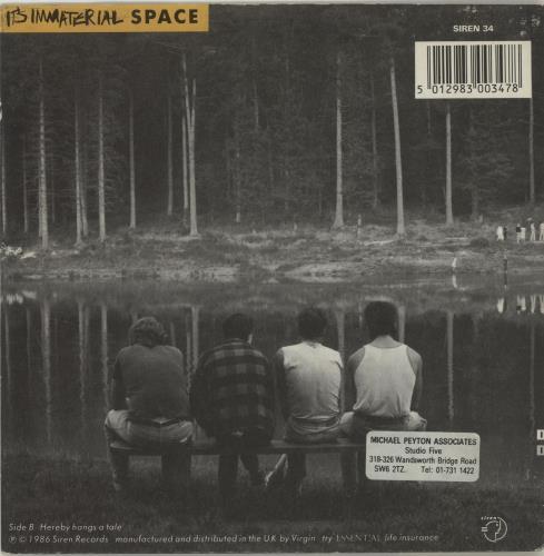 It's Immaterial Space 7" vinyl single (7 inch record / 45) UK ITS07SP688196