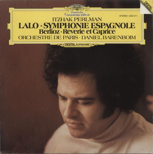 Itzhak Perlman & Daniel Barenboim Symphonie Espagnole / R�verie Et Caprice vinyl LP album (LP record) German 3TZLPSY874964